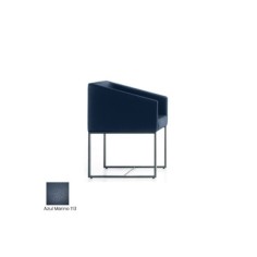 Silla para salas de espera T-Roc-1, pie fijo rectangular, tapizado