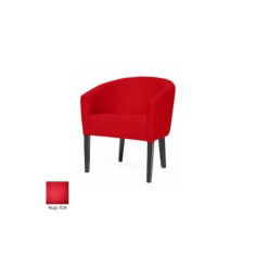 Silla salas de espera TROPIC, 1 plaza, patas de madera wengué