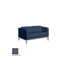 Sofá sala de espera DRUQUA, patas rectangulares, 2 plazas