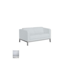 Sofá sala de espera DRUQUA, patas rectangulares, 2 plazas