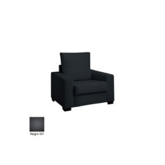 Sofá para sala de espera KARMA, tapizado polipiel, 1 plaza