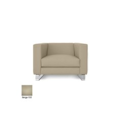 Sofá para salas de espera DEVOR, acolchado y tapizado, 1 plaza