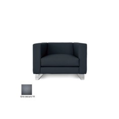 Sofá para salas de espera DEVOR, acolchado y tapizado, 1 plaza