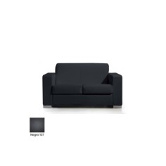 Sofá para salas de espera LERMY, tapizado, gran acolchado, 2 plazas