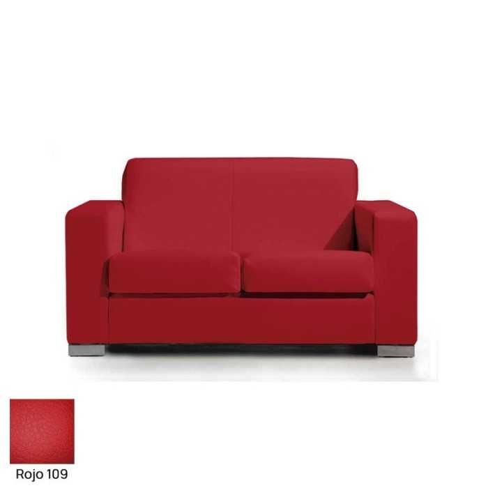 Sofá para salas de espera LERMY, tapizado, gran acolchado, 2 plazas