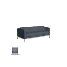 Sofá sala de espera DRUQUA, patas rectangulares, 3 plazas