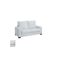 Sofá para sala de espera KARMA, tapizado polipiel, 2 plazas