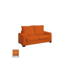 Sofá para sala de espera KARMA, tapizado polipiel, 2 plazas