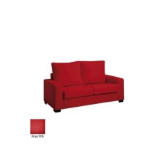 Sofá para sala de espera KARMA, tapizado polipiel, 2 plazas