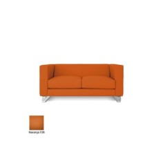 Sofá para salas de espera DEVOR, acolchado y tapizado, 2 plazas