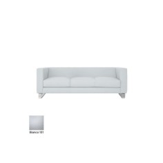 Sofá para salas de espera DEVOR, acolchado y tapizado, 3 plazas