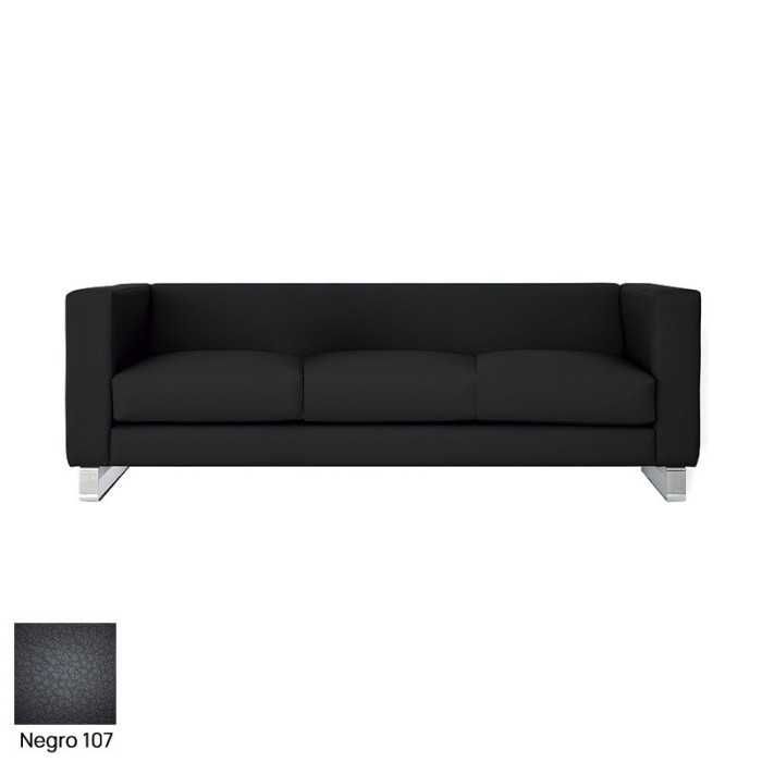 Sofá para salas de espera DEVOR, acolchado y tapizado, 3 plazas