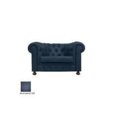 Sofá para salas espera C-TEX, 1 plaza, gran acolchado, tapizado polipiel