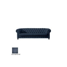 Sofá para salas espera C-TEX, 2 plazas, gran acolchado, tapizado polipiel