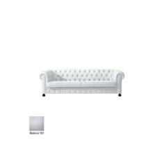 Sofá para salas espera C-TEX, 2 plazas, gran acolchado, tapizado polipiel