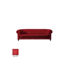 Sofá para salas espera C-TEX, 2 plazas, gran acolchado, tapizado polipiel