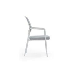 Pack 4 Sillas confidente apilable modelo NAIROBI de Euromof, blanca Pack 4 Sillas confidente apilable modelo NAIROBI de Euromof, blanca