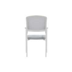 Pack 4 Sillas confidente apilable modelo NAIROBI de Euromof, blanca Pack 4 Sillas confidente apilable modelo NAIROBI de Euromof, blanca
