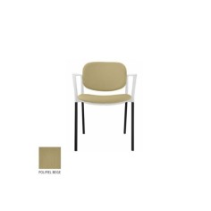 Silla modelo Step tapizada con brazos Silla modelo Step tapizada con brazos