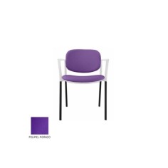 Silla modelo Step tapizada con brazos Silla modelo Step tapizada con brazos