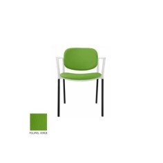 Silla modelo Step tapizada con brazos Silla modelo Step tapizada con brazos