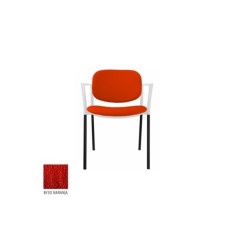 Silla modelo Step tapizada con brazos Silla modelo Step tapizada con brazos