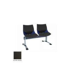 Bancada modelo Shell tapizada de 2 plazas