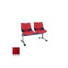 Bancada modelo Shell tapizada de 2 plazas