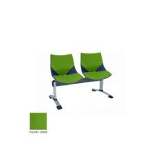 Bancada modelo Shell tapizada de 2 plazas