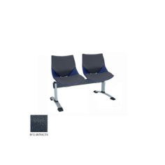 Bancada modelo Shell tapizada de 2 plazas