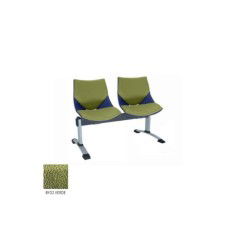 Bancada modelo Shell tapizada de 2 plazas