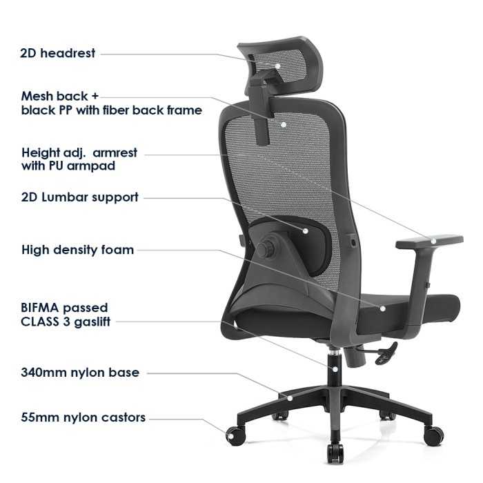 Silla Ergonómica Murillo  - 7 Silla Ergonómica Murillo  - 7