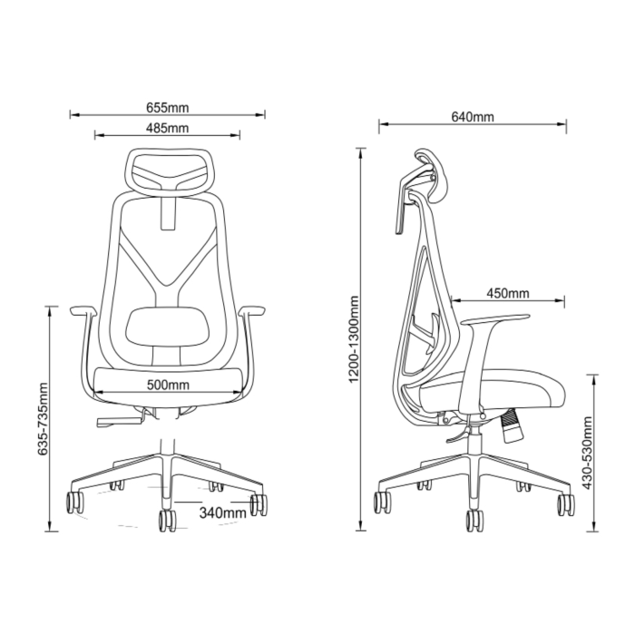 Silla Ergonomica Zurbarán  - 3 Silla Ergonomica Zurbarán  - 3