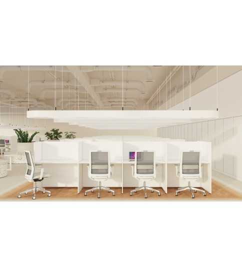 Módulo Call Center 6 puestos con separador melamina DE EUROMOF Mobiliario Nacional Euromof - 9 Módulo Call Center 6 puestos con separador melamina DE EUROMOF Mobiliario Nacional Euromof - 9