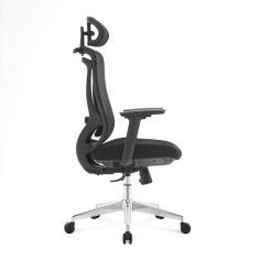 Silla ergonómica de oficina Goya con respaldo de malla, cabezal y soporte lumbar  - 11