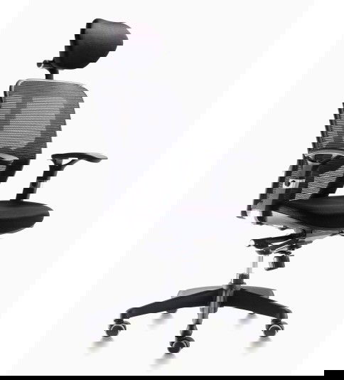 Silla ergonómica de oficina BOSTON con cabecero y trasla de Euromof