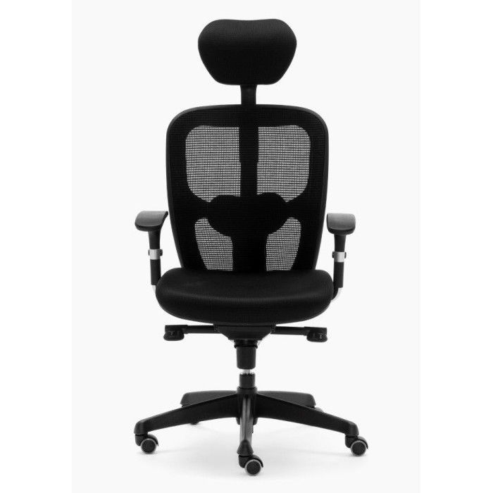 Silla ergonómica de oficina BOSTON con cabecero y trasla de Euromof