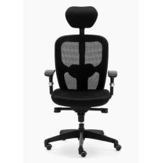 Silla ergonómica de oficina BOSTON con cabecero y trasla de Euromof