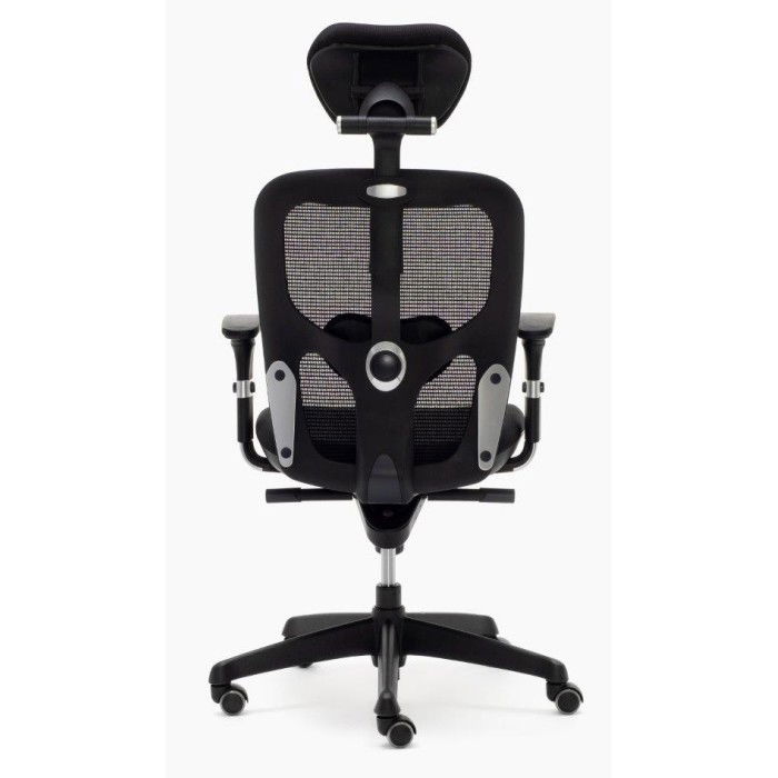 Silla ergonómica de oficina BOSTON con cabecero y trasla de Euromof