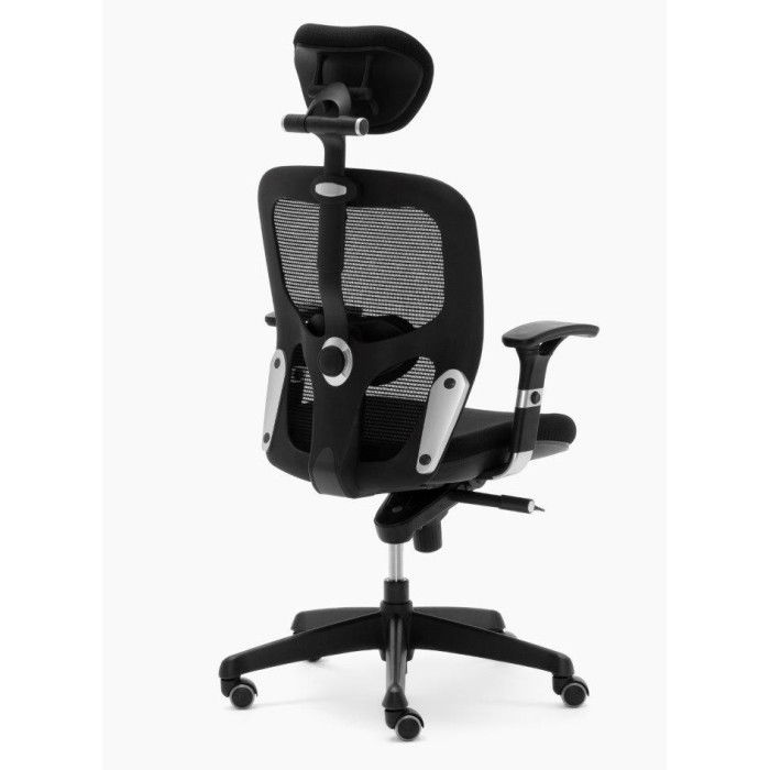 Silla ergonómica de oficina BOSTON con cabecero y trasla de Euromof