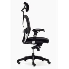 Silla ergonómica de oficina BOSTON con cabecero y trasla de Euromof