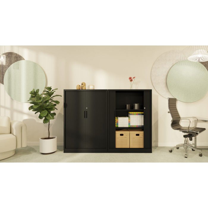 Armario metálico alto Austin 195 cm negro de Euromof