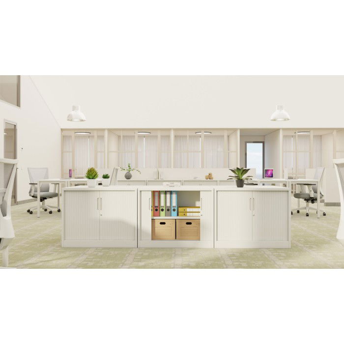 Armario metálico bajo 71 cm Austin negro de Euromof