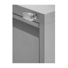 Archivador Metálico Modelo Denver 4 cajones negro de Euromof