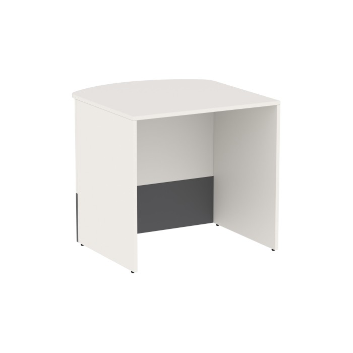 Mueble Mostrador Mobi 200cm Blanco y Grafito | Mobiocasión