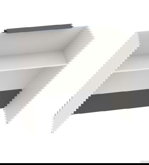 Mostrador para Tiendas Mobi Blanco 240 cm y Grafito | Mobiocasión