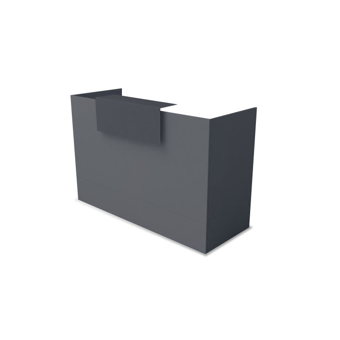 Mostrador Recepción Modi 320cm Grafito | Mobiocasión