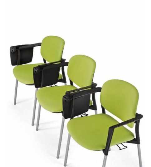 Silla modelo Step tapizada con pala abatible Silla modelo Step tapizada con pala abatible