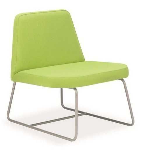 Silla para sala de espera CARINA, 1 plaza, gran acolchado, sin brazos Silla para sala de espera CARINA, 1 plaza, gran acolchado, sin brazos