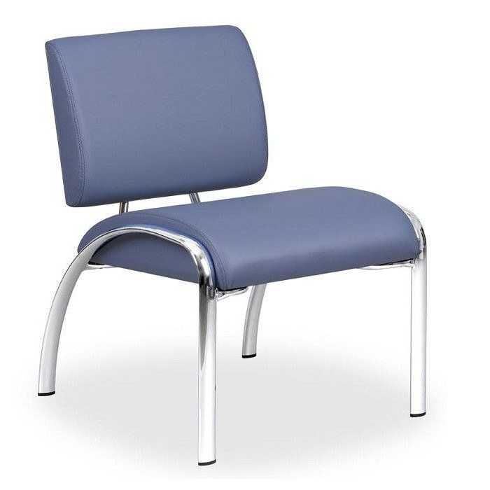 Silla sala de espera NEO, 1 plaza, sin brazos, estructura 4 patas